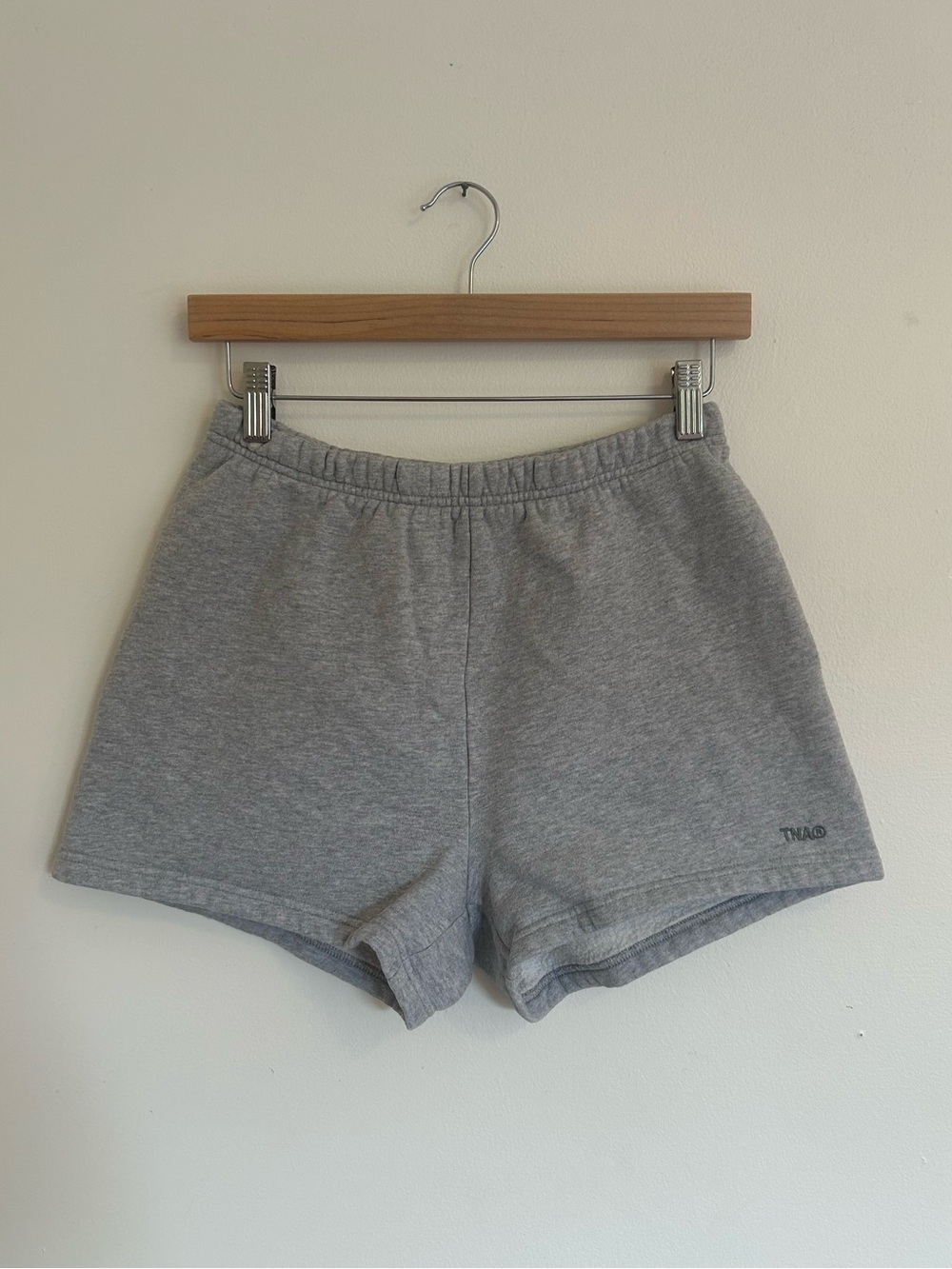 TNA sweat shorts.